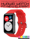 Миниатюра изображения товара Ремешок для умных часов Bingo Silicone для Huawei Watch FIT (красный)