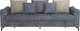 Миниатюра изображения товара Диван Олмеко Одри 3-х местный (графит/латте)