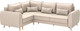 Миниатюра изображения товара Диван угловой Олмеко Лона (крем/тоуп)