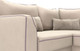 Миниатюра изображения товара Диван угловой Олмеко Лона (крем/тоуп)