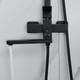 Миниатюра изображения товара Душевая система со смесителем Shevanik S7036H (черный)