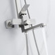 Миниатюра изображения товара Душевая система со смесителем Shevanik S7036L (сатин)