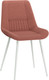 Миниатюра изображения товара Стул Олмеко Николь (велюр барни дасти роуз/белый)