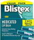 Миниатюра изображения товара Набор бальзамов для губ Blistex Medicated классический SPF 15 (3шт)