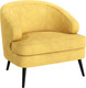 Миниатюра изображения товара Кресло мягкое Олмеко Марсель (велюр Олимпия 170 горчичный)