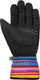 Миниатюра изображения товара Перчатки лыжные Reusch Alan Junior / 6461115_7492 (р.6.5, Black/Multicol Lines)