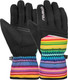 Миниатюра изображения товара Перчатки лыжные Reusch Alan Junior / 6461115_7492 (р.6.5, Black/Multicol Lines)