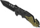 Миниатюра изображения товара Нож складной GANZO G629-GR (черный/оливковый)