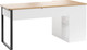 Миниатюра изображения товара Письменный стол Involux Sale 5099 правый (белый премиум/дуб натюрель/металл черный)