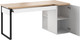 Миниатюра изображения товара Письменный стол Involux Sale 5099 правый (белый премиум/дуб натюрель/металл черный)