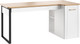 Миниатюра изображения товара Письменный стол Involux Sale 5099 правый (белый премиум/дуб натюрель/металл черный)