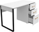 Миниатюра изображения товара Письменный стол Involux Sale 7062 (белый премиум/металл черный)