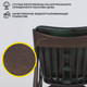 Миниатюра изображения товара Стул ПМЦ Гарвард комфорт плюс (зеленый/дуб натуральный/покрытие рич)