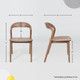Миниатюра изображения товара Стул ПМЦ Милина (дуб натуральный/покртыие терра)