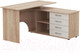 Миниатюра изображения товара Письменный стол Империал Гарвард ПР 130x120 (дуб сонома/белый)