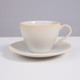 Миниатюра изображения товара Чашка с блюдцем AksHome Aurora 200мл (фарфор/айвори)