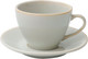 Миниатюра изображения товара Чашка с блюдцем AksHome Opalus 200мл (фарфор/айвори)