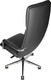 Миниатюра изображения товара Кресло офисное Norden Neo / HD-2218-1 H (черная кожа/алюминиевая база)