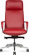Миниатюра изображения товара Кресло офисное Norden Neo / HD-2218-6 H (красная кожа/алюминиевая база)