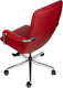 Миниатюра изображения товара Кресло офисное Norden Neo LB / HD-2218-6 L LB (красная кожа/алюминиевая база)