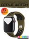 Ремешок для умных часов Bingo Sport для Apple Watch 42/44/45мм (S, оливковый/черный) — фото 6
