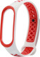Миниатюра изображения товара Ремешок для умных часов Bingo Sport для Xiaomi Mi Band 3/4 (белый/красный)