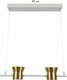 Миниатюра изображения товара Люстра BayerLux Авион / 10386052 (белый/золото)