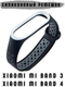 Миниатюра изображения товара Ремешок для умных часов Bingo Sport для Xiaomi Mi Band 3/4 (черный/серый)