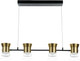 Миниатюра изображения товара Люстра BayerLux Авион / 10386051 (черный/золото)