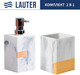 Миниатюра изображения товара Набор аксессуаров для ванной Lauter 21BCO50-1C + 21BCO50-1A (2 предмета)