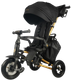 Миниатюра изображения товара Трехколесный велосипед с ручкой QPlay NovaPlus1GLD (черный)