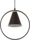 Миниатюра изображения товара Потолочный светильник BayerLux Конус / 10777059 (черный/бронза)