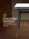 Миниатюра изображения товара Обеденный стол Notta Норман 120-180х80 (snow alpin white/black)