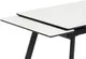 Миниатюра изображения товара Обеденный стол Notta Норман 120-180х80 (snow alpin white/black)
