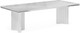 Миниатюра изображения товара Обеденный стол Woodville Мален 240x110 (белый мрамор/белый)