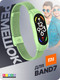 Ремешок для умных часов Bingo Stainless Grid для Xiaomi Mi Band 7 (салатовый) — фото 4