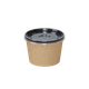 Миниатюра изображения товара Набор одноразовых контейнеров 1EA OneBowl UP bottom OBbot380/BL (380мл, черный)
