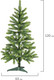 Миниатюра изображения товара Ель искусственная Золотая сказка 591309 (120см)