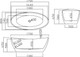 Миниатюра изображения товара Ванна акриловая Lauter 21002C (отдельностоящая)