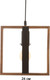 Миниатюра изображения товара Потолочный светильник BayerLux Кристофер / 10777268 (черный/коричневый)