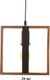 Миниатюра изображения товара Люстра BayerLux Кристофер / 10777267 (черный/коричневый)