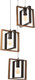 Миниатюра изображения товара Люстра BayerLux Кристофер / 10777267 (черный/коричневый)