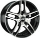 Миниатюра изображения товара Литой диск LS wheels LS 285 17x7" 5x114.3мм DIA 73.1мм ET 45мм BKF