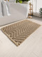 Миниатюра изображения товара Коврик для ванной Home One Waffle 60x90 / 435524 (бежевый)