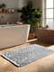 Миниатюра изображения товара Коврик для ванной Home One Waffle 60x90 / 435523 (серый)