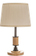 Миниатюра изображения товара Прикроватная лампа Risalux Глори 10777309 (коричневый/черный/бежевый)