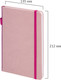 Миниатюра изображения товара Ежедневник Brauberg Edge / 117148 (80л, розовый)