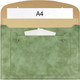 Миниатюра изображения товара Папка-конверт Escalada Спилок / 70771 (оливковый металлик)