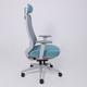 Миниатюра изображения товара Кресло офисное AksHome Fenix (светло-серый/бирюзовый/серый полиамид)