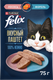 Миниатюра изображения товара Влажный корм для кошек Felix Вкусный паштет Лосось и форель (75г)